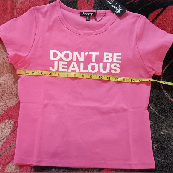 T-Shirt - "Don't Be Jealous" (NWT,) - Picture 2 of 5